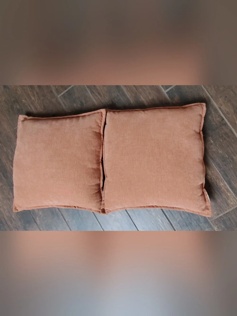 Home Accents SET OF TWO Throw Pillow - Dusty Terracotta
